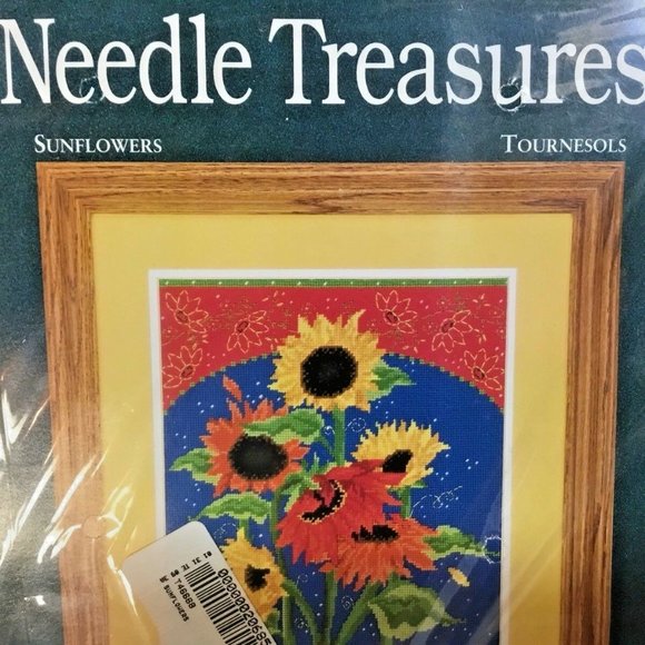 Needle Treasures Other - Needlepoint Kit~Sunflowers~Poppy~Needle Treasures